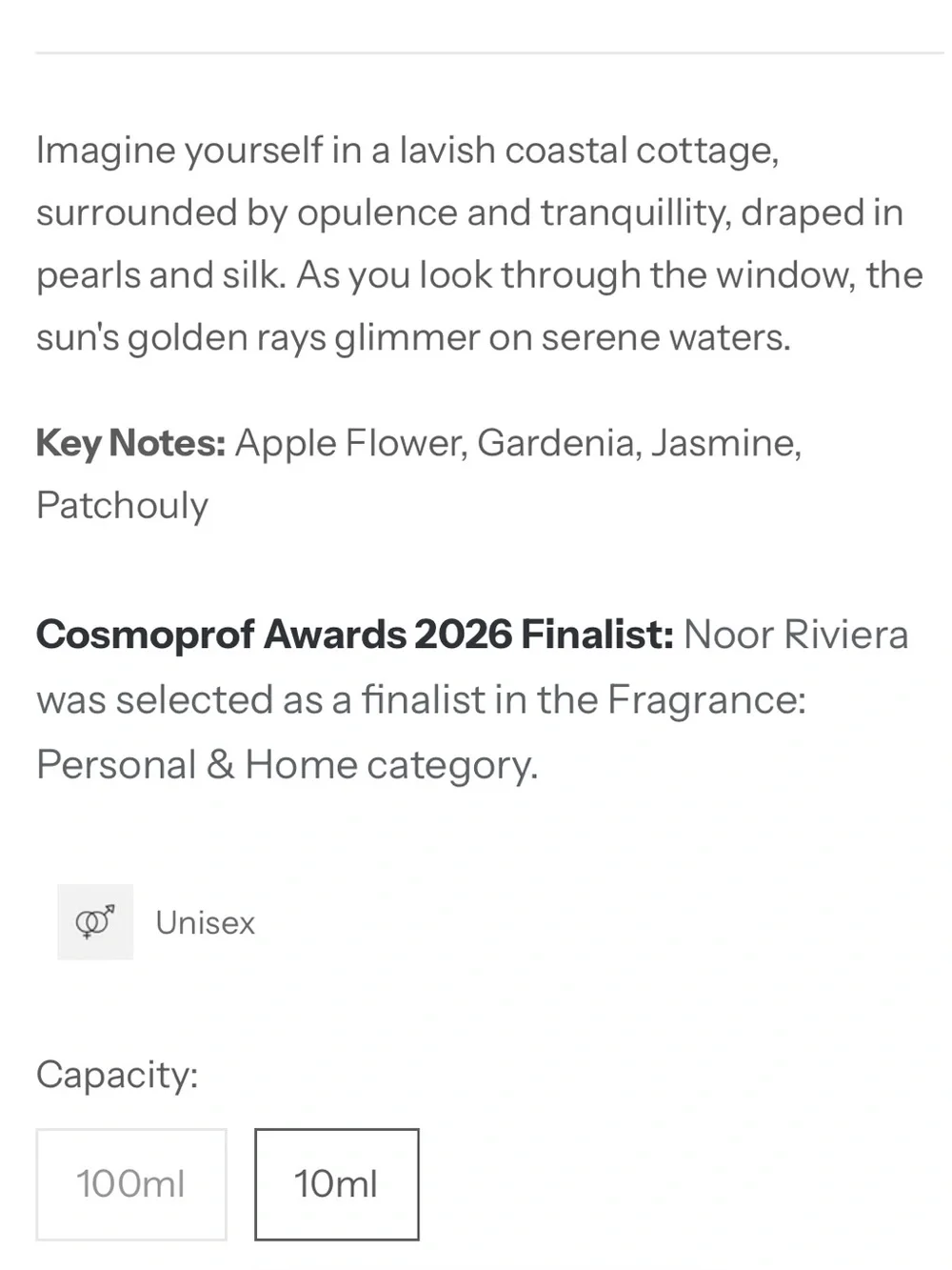Sentier Noor Riviera Travel Spray